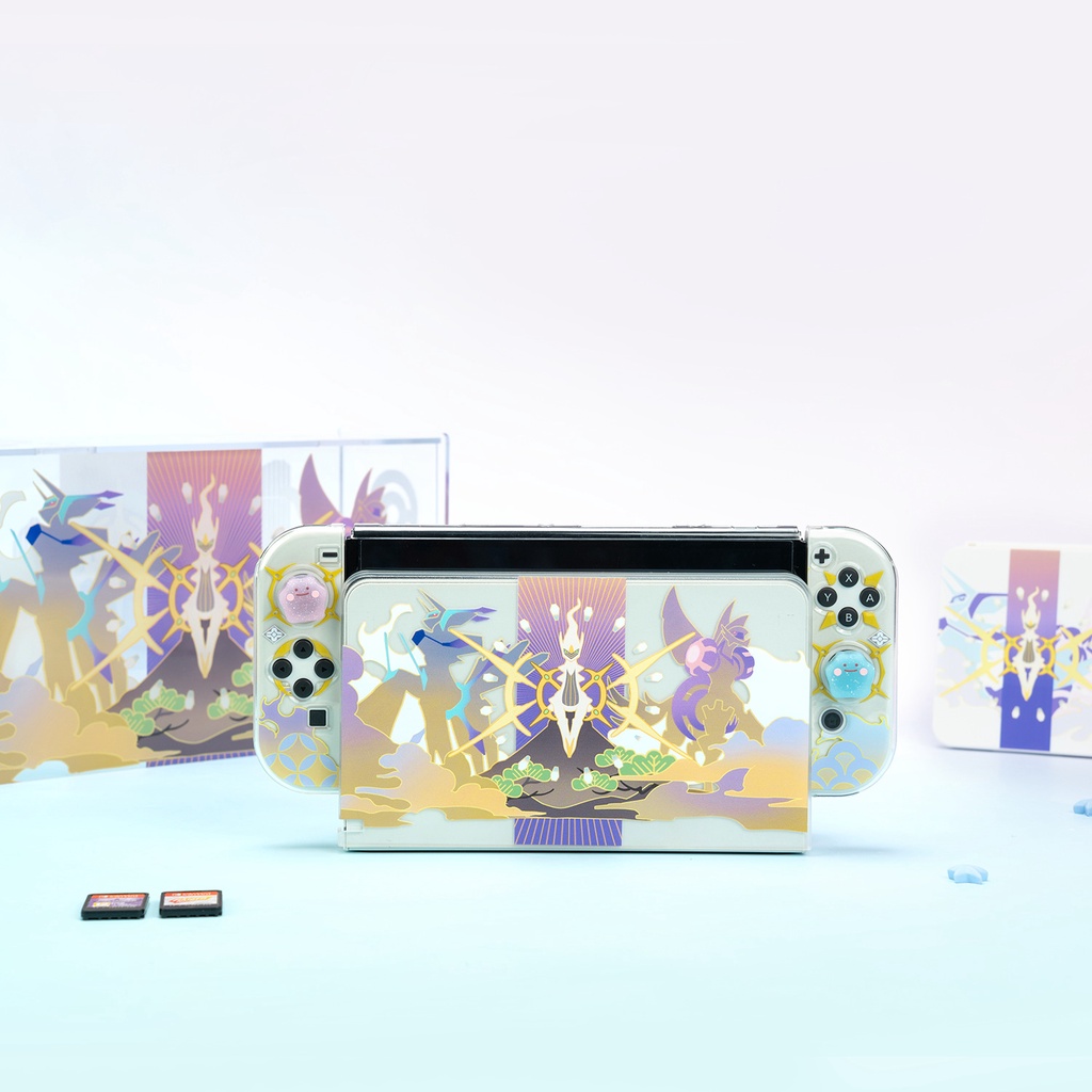 Arceus Case Kotak Kartu Nintendo Switch V1 V2 OLED Anti Debu Tema Arceus