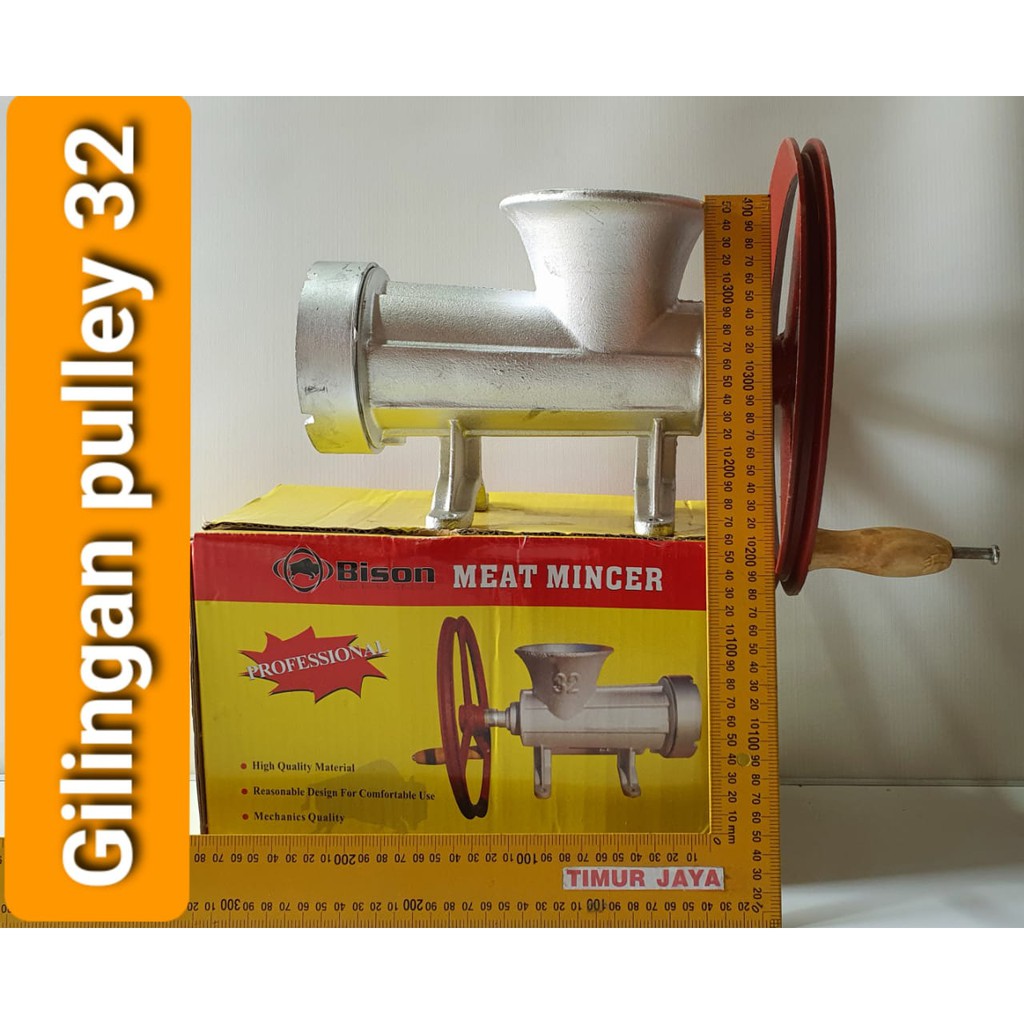 Meat Mincer/Gilingan Daging no 32 with pulley