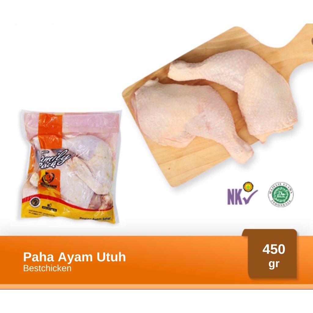 Daging Ayam Paha Utuh 450gr / Halal MUI