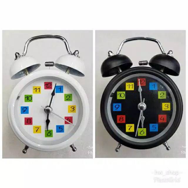 Jam weker Kring...kring  Minimalis Jam weker diameter 7,5 cm