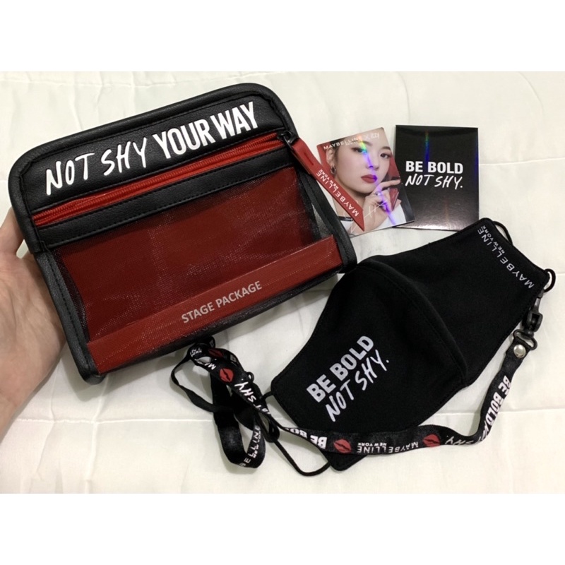 Maybelline X Itzy (Pouch + Card + Masker) NEW
