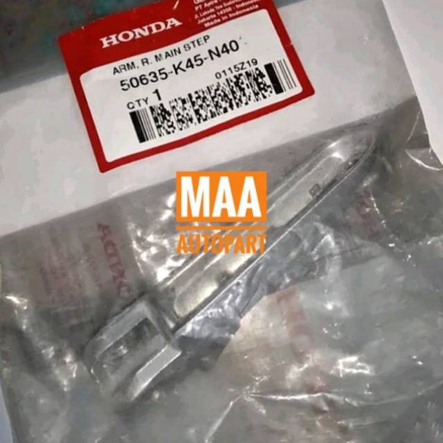 Arm Main Step Footstep Pijakan Kaki Depan CBR150R CBR 150R K45G K45N 50635K45N40 50645K45N40 Asli