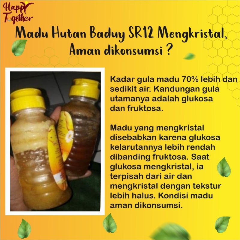 

MADU HUTAN BADUY SR12 MADU MURNI 140g