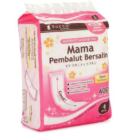 Dacco Mama Pembalut Bersalin 4 pcs Maternity Sanitary Pad