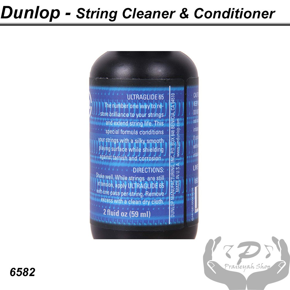 DUNLOP String Cleaner &amp; Conditioner 6582 Perawat Senar Gitar