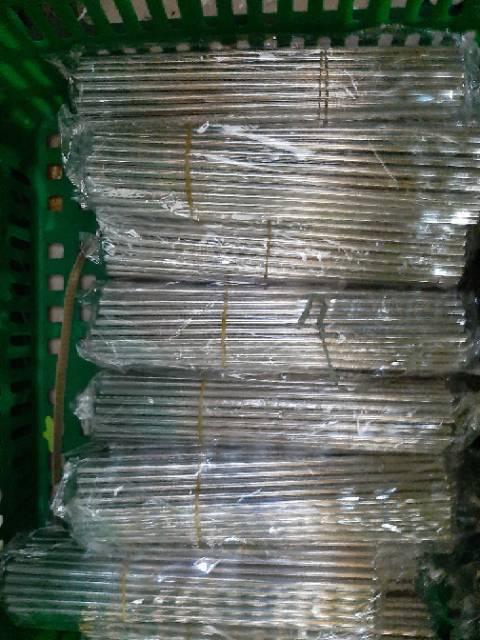 JG - Sedotan Lurus Silver Sedotan Stainless Ramah Lingkungan Straw Metal Sedotan Satuan