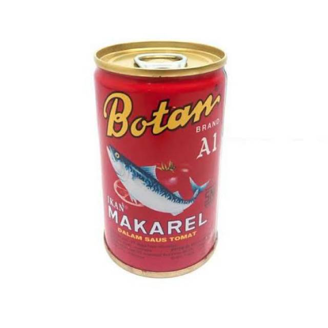 

Sarden Botan Mackarel Kaleng / Sarden Botan Kecil - 155 Gr