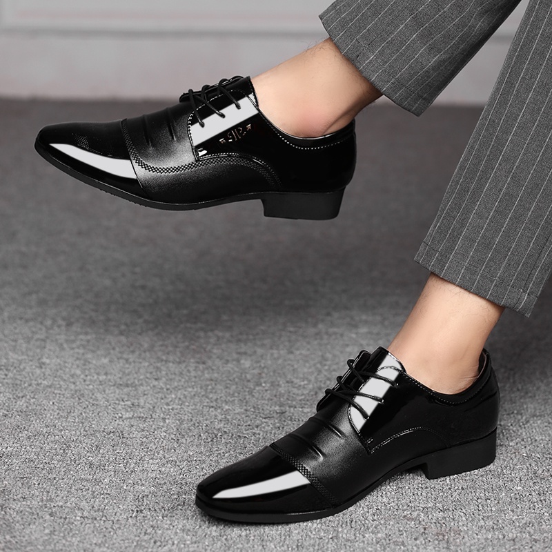 Sepatu Pantofel Pria Pantofel Tali Hitam Pria Sepatu Formal PDH Fantofel Sepatu Kerja Kantor Keren Terbaru Murah 069