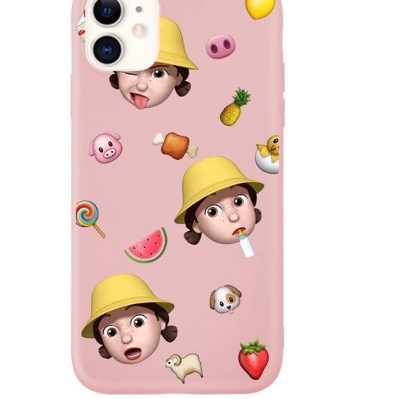 Jual Coba lihat!!, MEMOJI GIRL CASE FOR IPHONE 11 X 6 7 8 PRO MAX PLUS