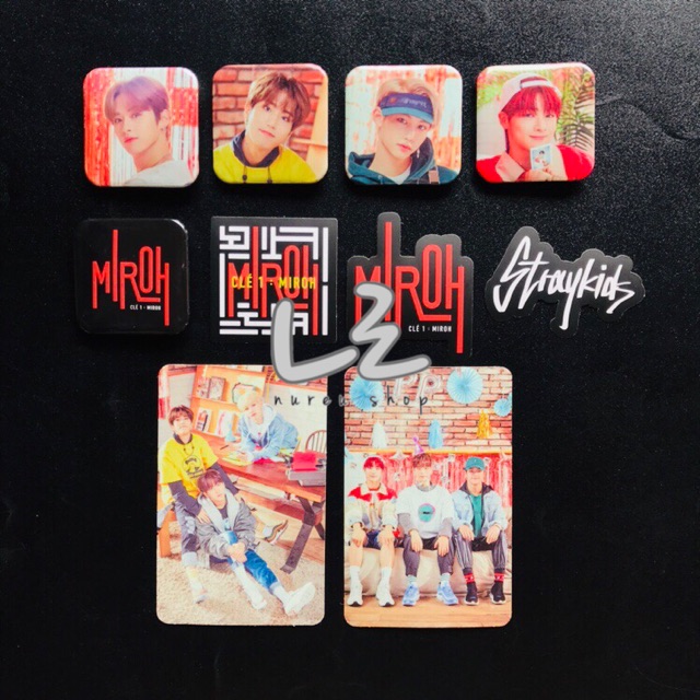 Stray Kids - Hi-STAY Tour Finale in Seoul Goods (Lucky Box Sticker & Pin: Lee Know Han Felix I.N)