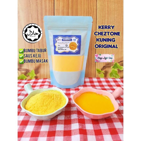 Kerry cheztone 50gr 100gr original asli cheese powder cheese saus kerry saos keju bubuk saus keju tabur bumbu perasa