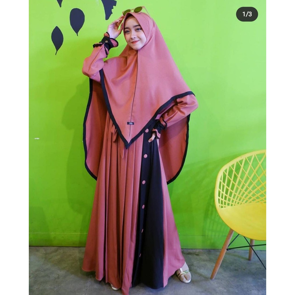 Mauza Dress Set ori Viola hijab