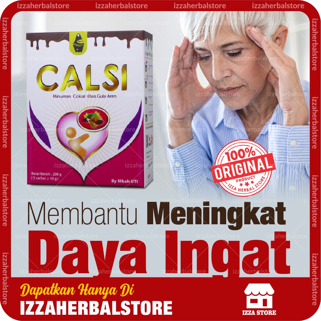 SUPLEMEN OTAK Calsi Minuman Coklat Khas Gula Aren Meningkatkan Daya Ingat AMAN DAN TERPERCAYA