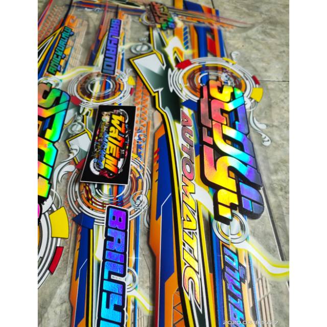 STRIPING SCOOPY TRANSPARANT HOLOGRAM