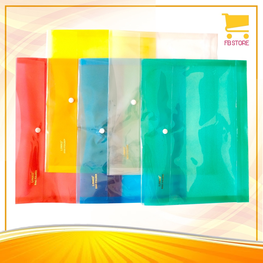 

Map Plastik Kancing Bag Folder Folio Per Lusin 1 Warna