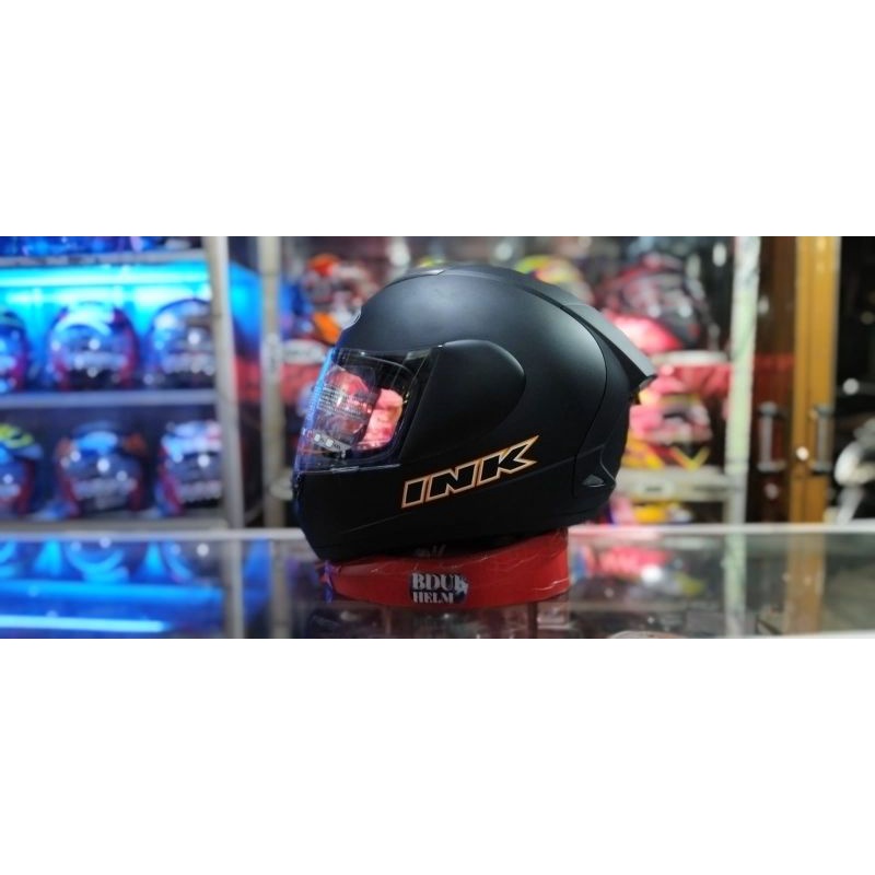 HELM INK CL-MAX SERI #7 BLACK/RED DOFF ORIGINAL 100% REAL PICT-6