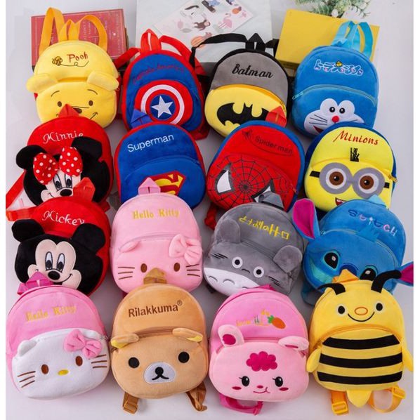 INFY - Tas Ransel Anak Karakter Bag Backpack Mini Motif Cartoon Cute Cod Import R115