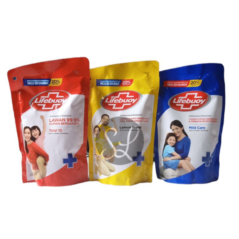 Lifebuoy Sabun Mandi Cair Antiseptik 250ml / Lifebuoy Refill Cair Body Wash 250ml