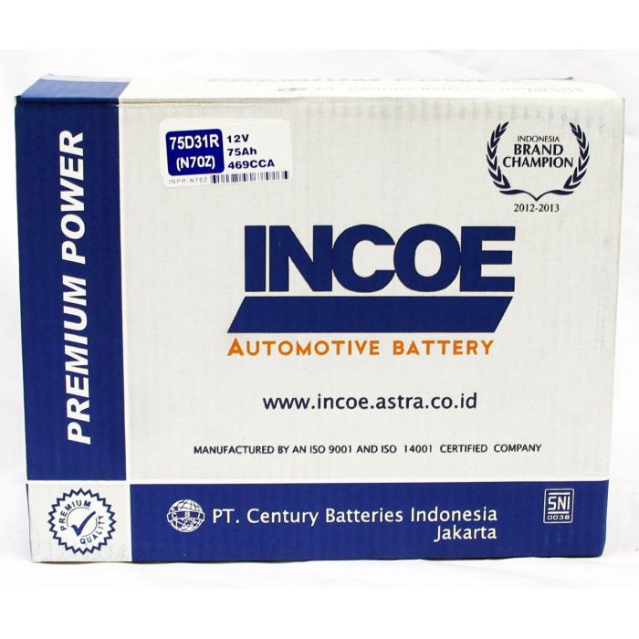 ACCU/AKI INCOE PREMIUM N70Z