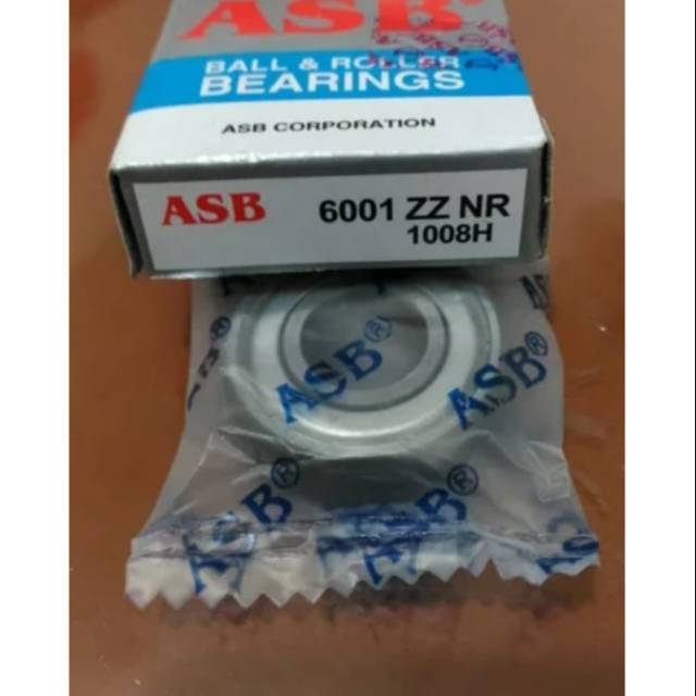 Ball bearing 6001 ZZ NR ASB  fotocopy