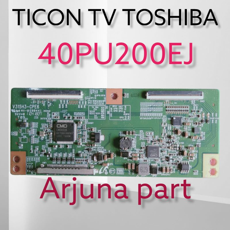 Ticon tv led Toshiba 40pu200ej - T con tv Toshiba 40pu200ej