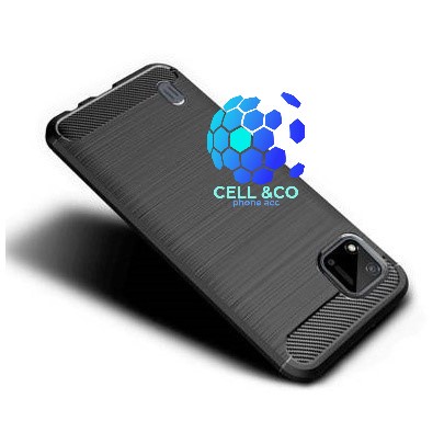 CASE CARBON REALME C11 casing hp silikon softcase case premium carbon cover