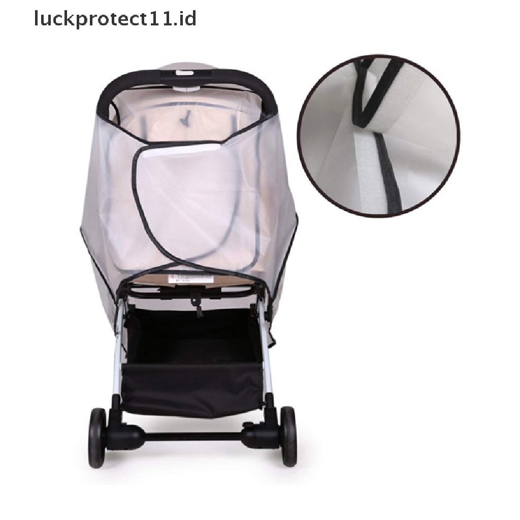 &lt; Luckprotect11. &lt; LuckproteksiId &gt; Cover Stroller Bayi Bahan Eva Transparan Anti Air