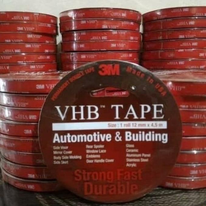 

3M - Double Tape Vhb Original 3M Super Kuat - Super Lengket 12Mm X 4,5