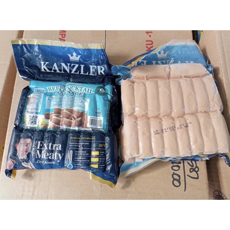 

Kanzler Beef Cocktail Sausage 500 Gr - Sosis Sapi Premium