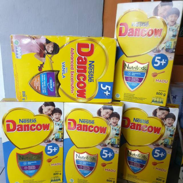 Dancow 5+ madu / vanila 800gr promo