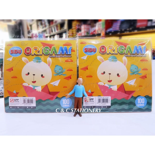

Kertas Origami Sidu / Sinar Dunia 16 cm x 16 cm ( 100 lembar ) Warna Warni