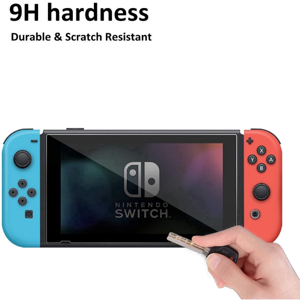 Pelindung Layar Tempered Glass 9H untuk Nintendo Switch