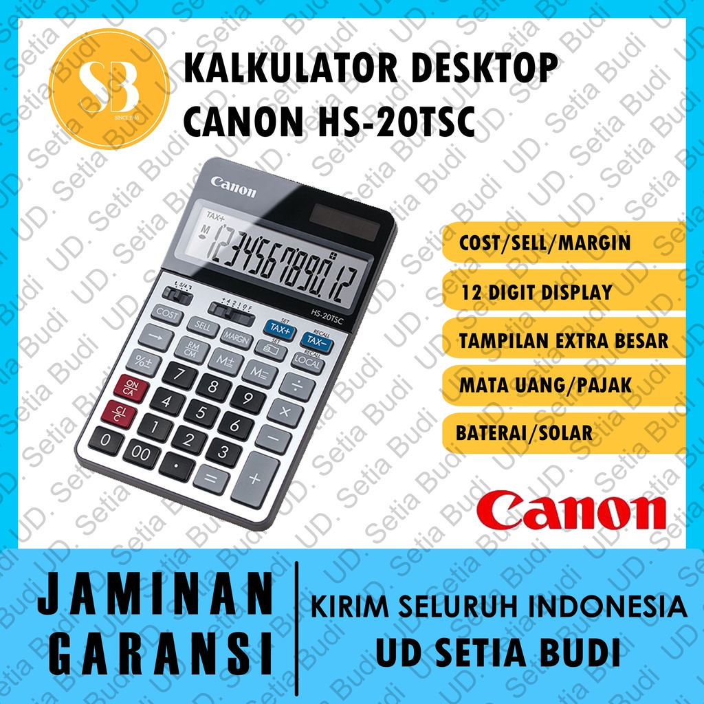

Kalkulator Desktop CANON HS-20TSC Asli dan Bergaransi