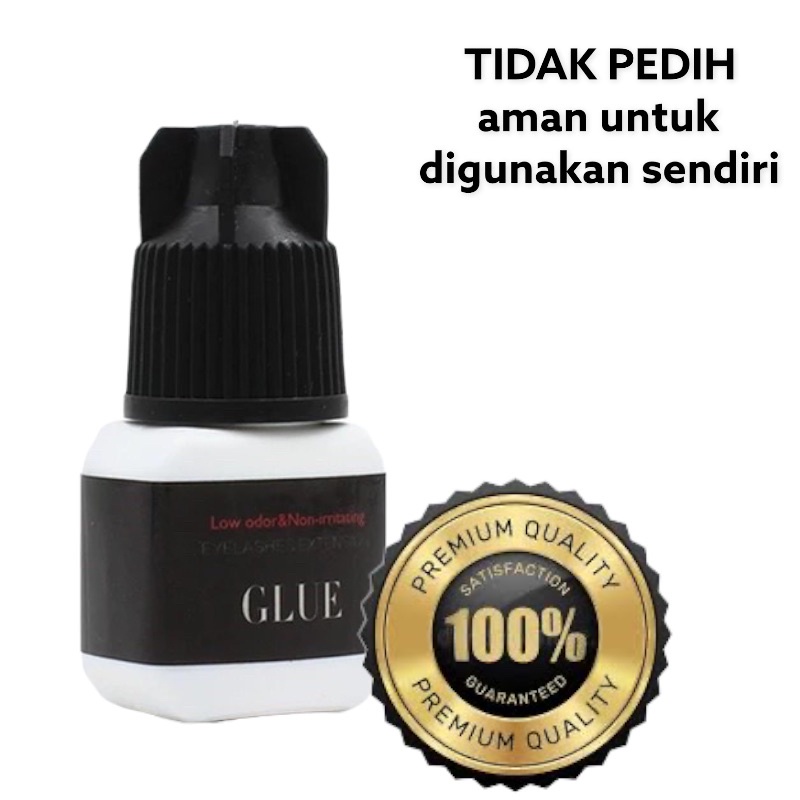 Lem Bulu Mata Anti Air Tahan Lama Tidak Perih / Eyelash Extention Glue  5 ml  lem tidak pedih glue Eyelash extension glue tidak pedih lem eyelash extension Glue eyelash Extension GLUE TAHAN LAMA TIDAK PERIH TIDAK BERBAU