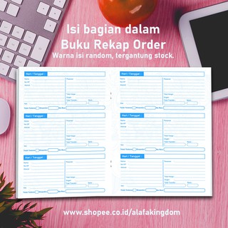 Jual AlafaKingdom 032-034 Buku Rekap Order Buku Catatan Penjualan ...