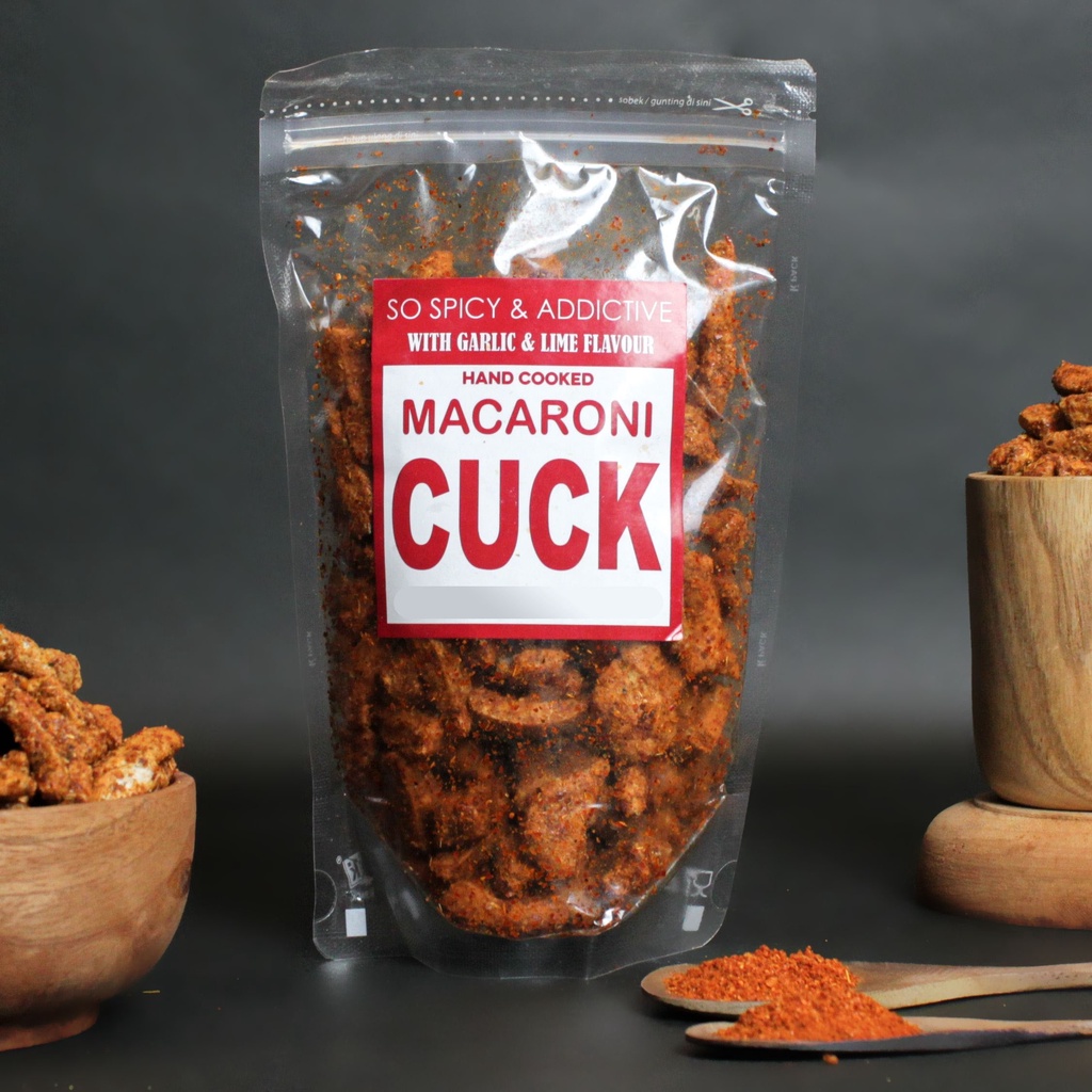 

Macaroni Cuck Basreng Pedas Daun Jeruk Cuck Kemasan 200 Gram