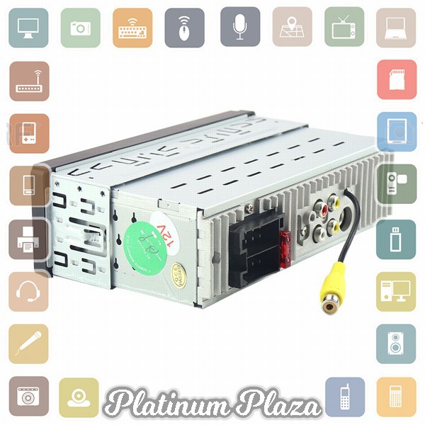 Kklusb Tape Audio Mobil Bluetooth MP5 Media Player Parkir Monitor LCD 4.1 Inch - 4022`1T5UAQ-- Black