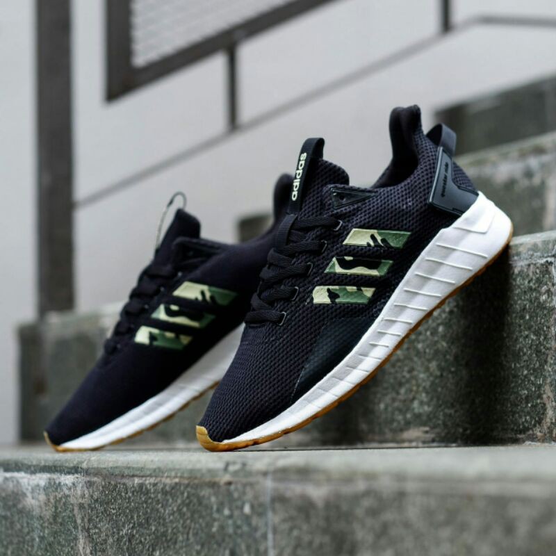 100% Original Adidas Questar Ride, Adidas Cloudfoam Lite Racer, Sepatu Running Pria