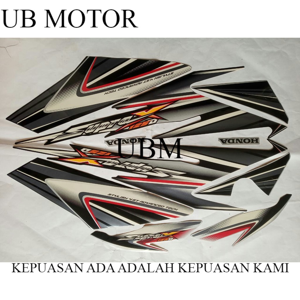 stiker striping supra x 125 2006