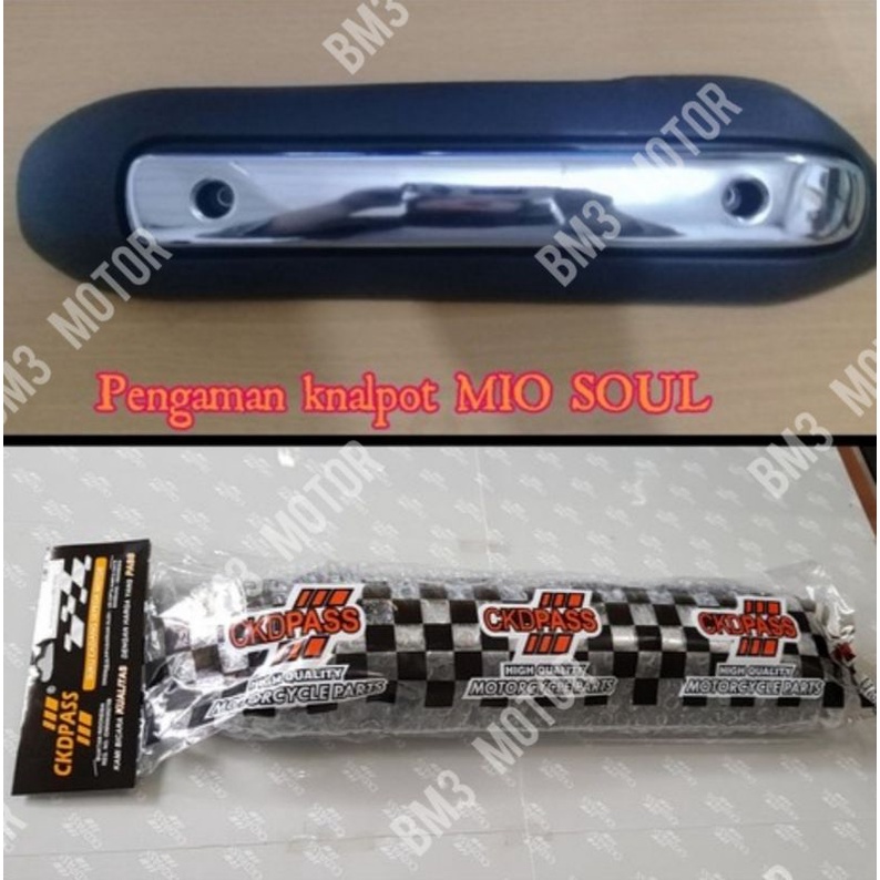Tutup Tameng Knalpot Knalpot Mio Soul Besi