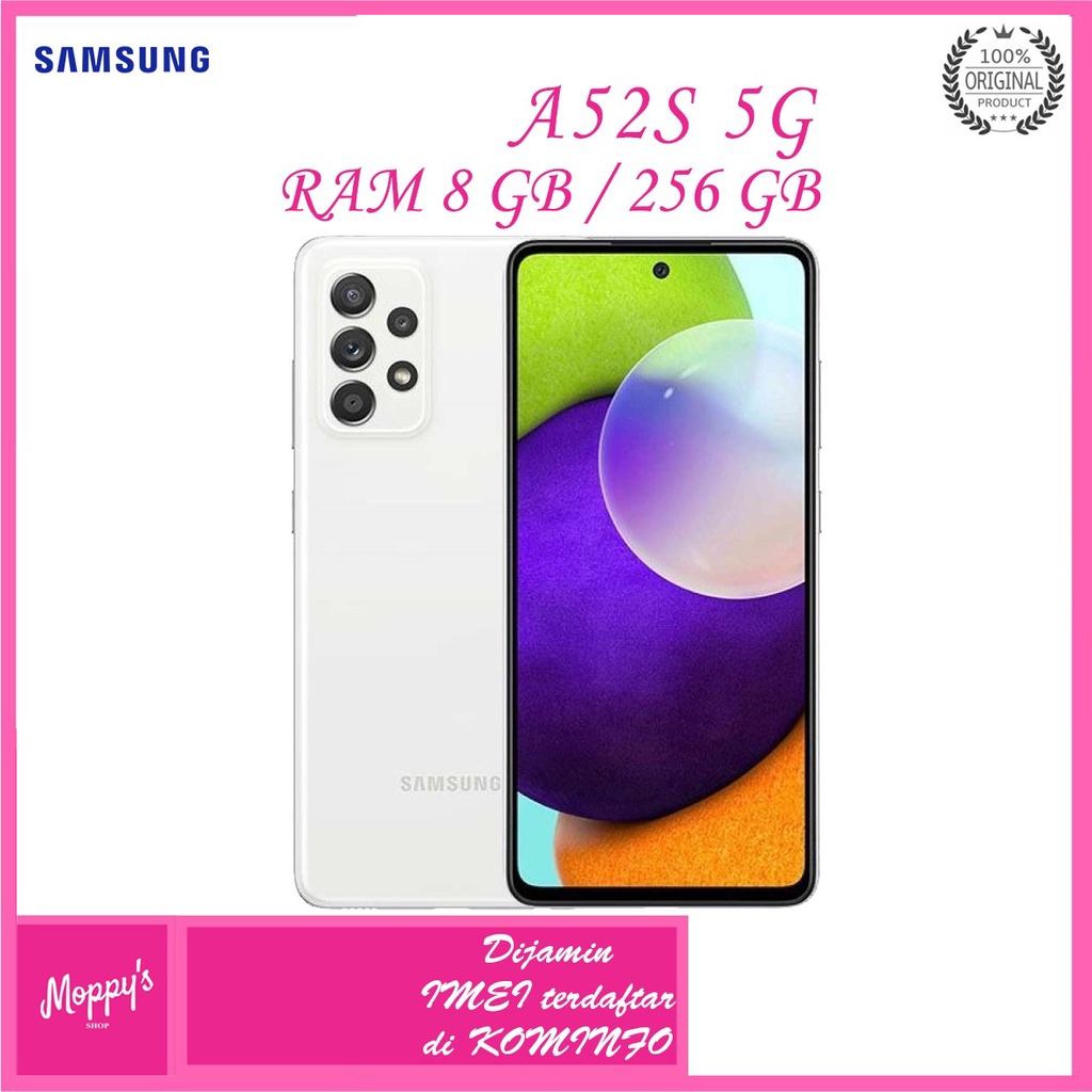 SAMSUNG GALAXY A52S 5G 8/256 GB GARANSI RESMI SEIN SAMSUNG A52S 5G RAM 8 GB INTERNAL 256 GB ORIGINAL