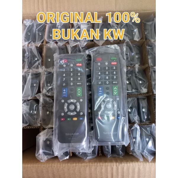 REMOT - REMOTE - TV - SHARP - ORIGINAL - REMOT TV LED SHARP ORIGINAL - ORI 100% - REMOT SHARP AQUOS ASLI