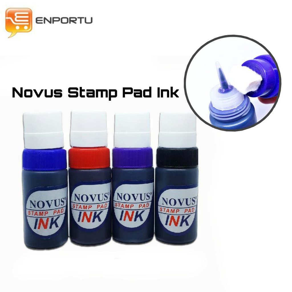 

Novus Stamp pad ink 50 ML - Tinta Stempel Multifungsi INDIVIDUAL