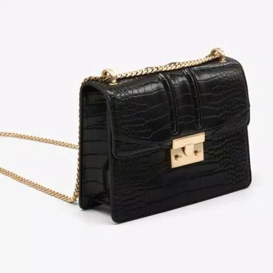 {PROMO} tas selempang wanita tas wanita Import tas wanita kekinian tas wanita terbaru tas wanita branded tas kulit wanita tas bahu wanita sling bag wanita shoulder bag wanita tas wanita murah croco COD tas wanita Ch4rl3s &amp; k3ith bag