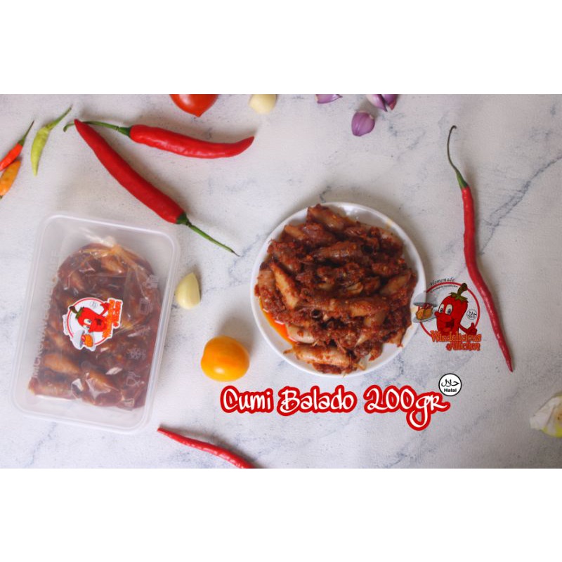 PROMO CUMI BALADO 200 GRAM / CUMI TUMIS SAMBAL / CUMI PEDAS / CUMI ASIN