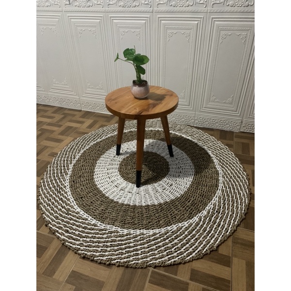 Rug Anyaman Seagrass 120cm // Rug Matahari // Rug Seagrass 100cm // Karpet Anyaman // Karpet Seagras