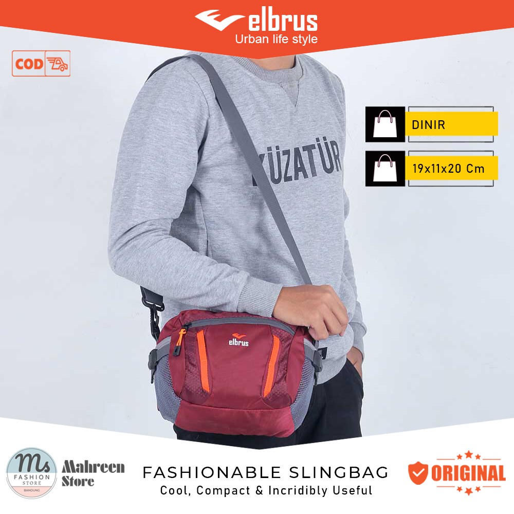 Tas Pria Tas Slingbag Pria Tas Selempang Pria - Elbrus | TL 446