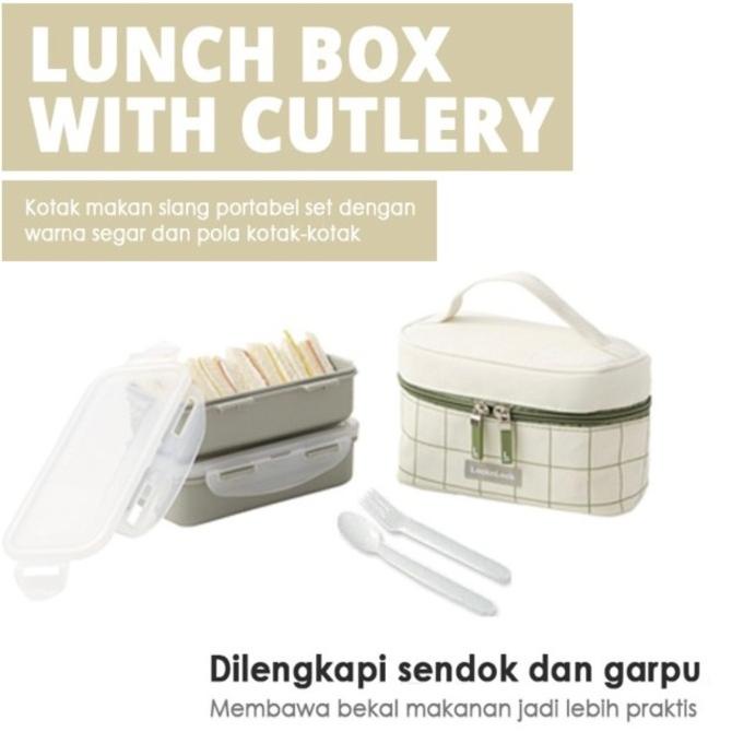 LOCK & LOCK LUNCH BOX SET TEMPAT MAKAN