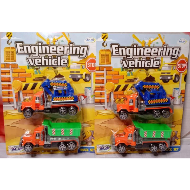 Mainan engineering vehicle  2 mobil