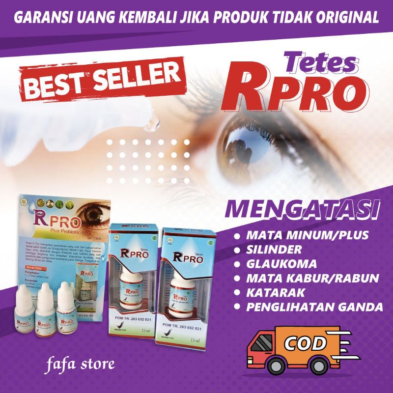 R PRO RPRO TETES MATA HERBAL MINUS√KATARAK√GLUKOMA√SILINDER√